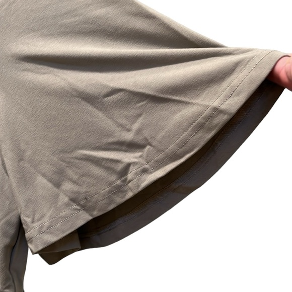 #2419 NWT Over The Head V-Neck Sage Maxi Dress - Picture 4 of 8